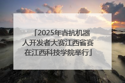 2025年睿抗机器人开发者大赛江西省赛在江西科技学院举行